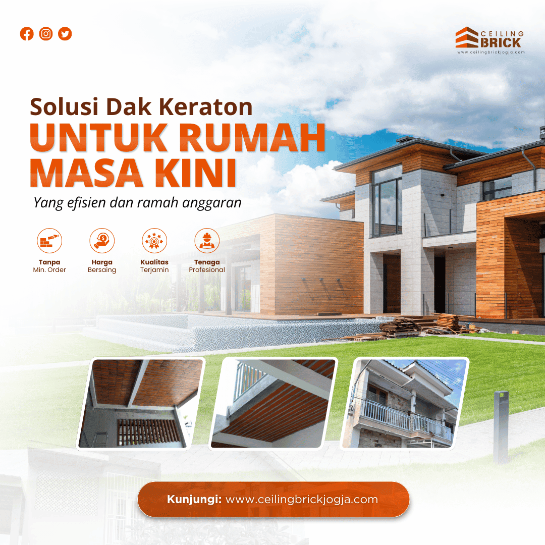 Ceiling Brick Jogja – Solusi Dak Modern & Efisien